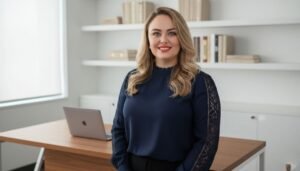 Executivos analisando estrategicamente um plano de prevenção de crises em uma sala de reunião